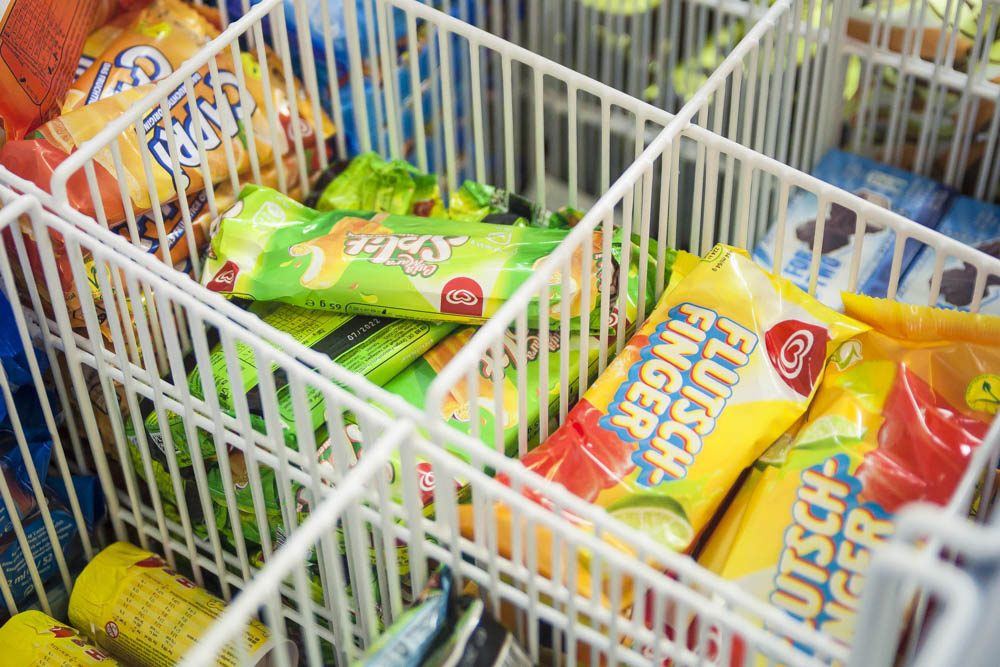 Getränkemarkt Kannan, Eis