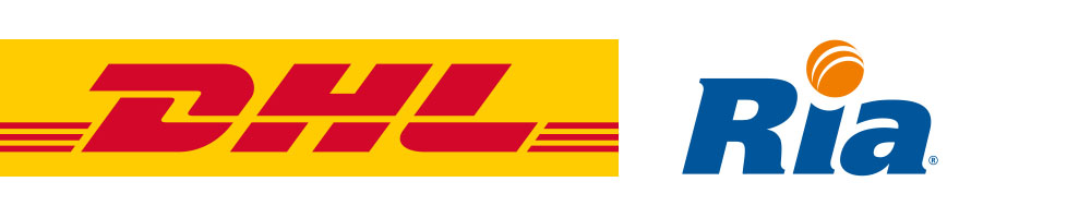 Getränkemarkt Kannan, Partnerlogos, DHL, Ria